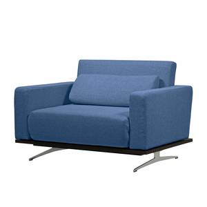 Verwisselbare bekleding Copperfield Plus voor slaapfauteuil - geweven stof - Stof Bora: Blauw