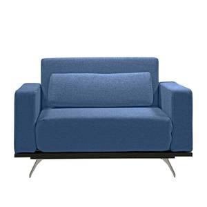 Verwisselbare bekleding Copperfield Plus voor slaapfauteuil - geweven stof - Stof Bora: Blauw
