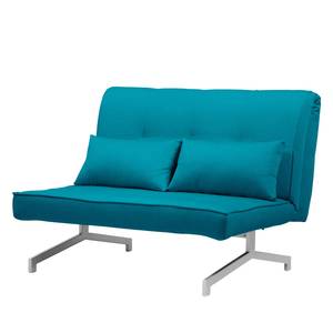 Verwisselbare bekleding Cardini Due voor slaapbank - geweven stof - Stof Zahira: Turquoise