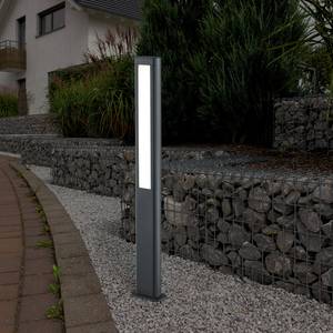 Luminaire dextérieur LED Rhine Plexiglas / Aluminium - 2 ampoules - Hauteur : 100 cm