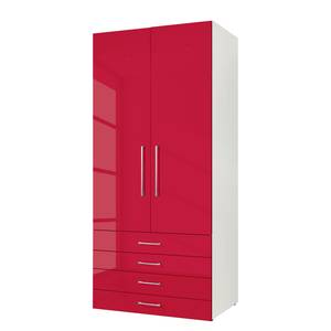 Armoire à portes battantes KSW II Rouge brillant - 4