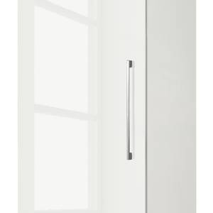 Armoire à portes battantes KSW Blanc alpin brillant / Chêne sauvage - Butoir à gauche - 2