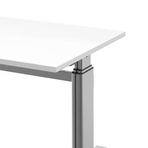 Schreibtisch UpDown 2 III (höhenverstellbar) - Weiß - 140 x 80 cm