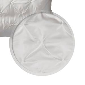 Parure de lit réversible Cromer Coton - Blanc vieilli - 200 x 200 cm + 2 oreillers 80 x 80 cm