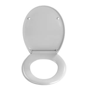 Tavoletta per WC premium Ottana meccanismo di chiusura e apertura automatico. Grigio chiaro - Color grigio pallido