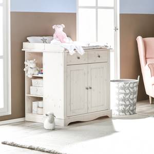 Commode Karlotta massief grenenhout/white wash - White Washed