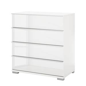 Commode Chicago II Blanc alpin / Verre blanc - Blanc alpin / Verre blanc