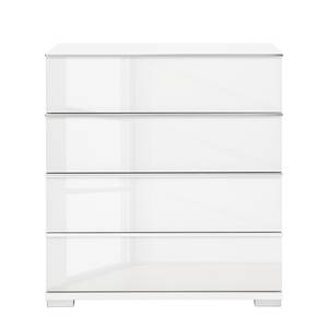 Commode Chicago II Blanc alpin / Verre blanc - Blanc alpin / Verre blanc