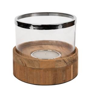 Windlicht Athene Base Teak massiv / Glas - Teak