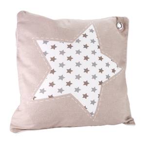 Kissen Big & Mini Star Neo Baumwollstoff - Beige / Weiß