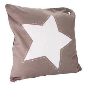 Coussin Big Star Neo Coton - Marron / Blanc