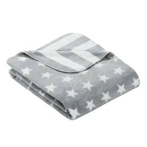 Wohndecke Stars & Stripes Grau