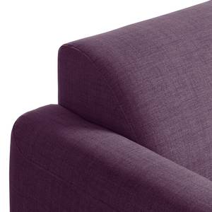 Wohnlandschaft Bora II Webstoff Webstoff Anda II: Violett - Longchair davorstehend links / Ottomane rechts