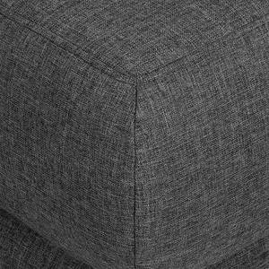 Canapé panoramique Caprarola tissu - Gris foncé