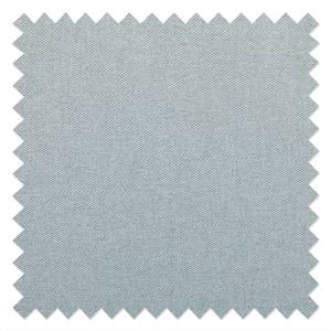 Canapé panoramique Hillier Tissu Anthracite / Gris clair Bleu pétrole - Méridienne courte à droite (vue de face)