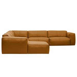 Wohnlandschaft Hudson I Echtleder Echtleder Neka: Cognac - Longchair davorstehend links