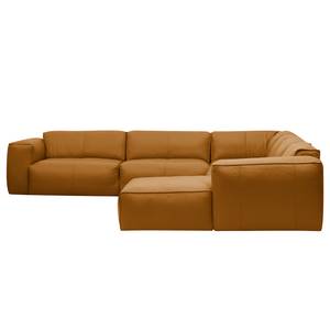 Wohnlandschaft Hudson I Echtleder Echtleder Neka: Cognac - Longchair davorstehend rechts