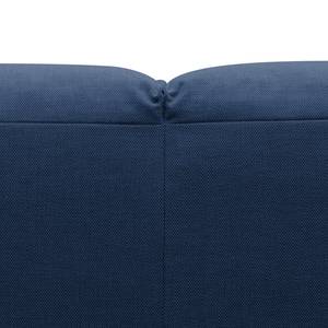 Wohnlandschaft Hudson I Webstoff Webstoff Anda II: Blau - Longchair davorstehend links