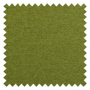 Canapé panoramique Hudson I Tissu Tissu Anda II : Vert - Méridienne courte à gauche (vue de face)