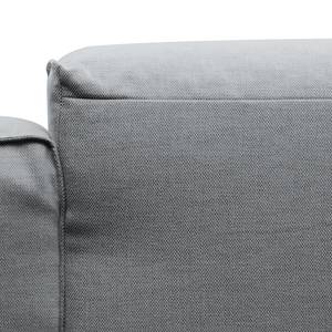 Wohnlandschaft Hudson I Webstoff Webstoff Anda II: Silber - Longchair davorstehend rechts