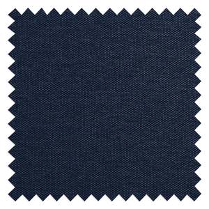 Canapé panoramique Hudson I Tissu Tissu Milan : Bleu foncé - Méridienne courte à droite (vue de face)