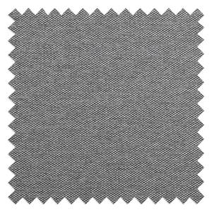 Canapé panoramique Hudson II Tissu Tissu Saia: Gris clair - Méridienne courte à droite (vue de face)