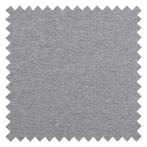 Canapé panoramique Hudson II Tissu Tissu Milan : Gris clair - Méridienne courte à droite (vue de face)