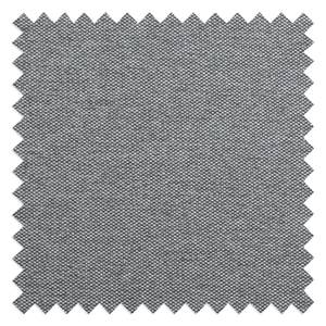 Wohnlandschaft Hudson II Webstoff Webstoff Anda II: Silber - Longchair davorstehend links