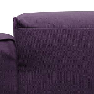 Wohnlandschaft Hudson II Webstoff Webstoff Anda II: Violett - Longchair davorstehend links