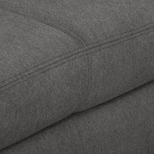 Wohnlandschaft Rockford Webstoff Grau - Textil - 370 x 90 x 225 cm