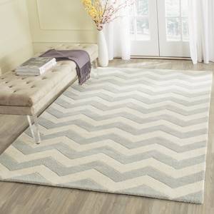 Tapis en laine Bern Laine - Gris / Crème - 160 x 230 cm