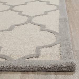 Tapis en laine Everly Laine - Crème / Gris - 160 x 230 cm