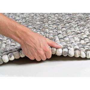 Tapis en feutre Ballo Round Feutre - Crème / Gris - Ø 120 cm