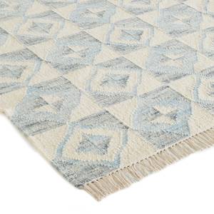 Tapis en laine Lolland Tissu mélangé - Bleu - 160 x 230 cm