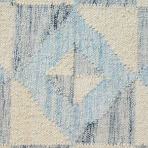 Wollen tapijt Lolland textielmix - blauw - 160x230cm