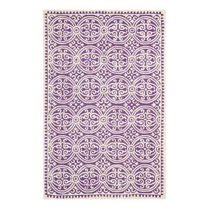 Tapis en laine Marina Laine - Mauve - 160 x 230 cm