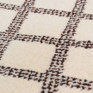 Tapis en laine Marmoucha Laine - Marron / Blanc - 170 x 240 cm