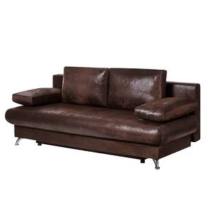 Schlafsofa Sleepster Antiklederoptik Braun