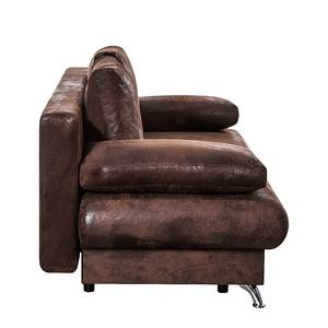 Canapé convertible Sleepster Aspect vieux cuir marron