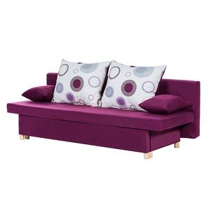 Slaapbank Homely microvezel roze