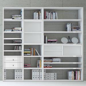 Etagère XL Emporior l.A Blanc - Blanc brillant / Blanc - Sans éclairage