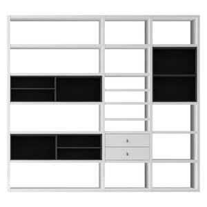 Etagère XL Emporior l.B Blanc / Noir - Blanc / Noir - Sans éclairage