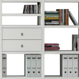 Etagère XL Emporior l.B Blanc / Noir - Blanc / Noir - Avec éclairage