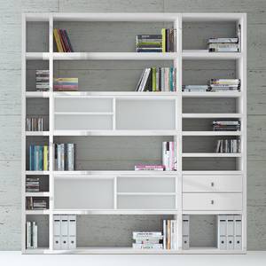 Etagère XL Emporior II Blanc - Blanc brillant / Blanc - Sans éclairage