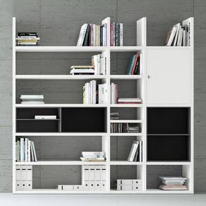 Etagère XL Emporior lV Blanc / Noir - Blanc / Noir - Sans éclairage