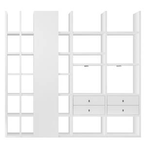 Etagère XL Emporior VI Blanc - Blanc - Avec éclairage