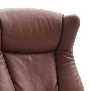 Fauteuil de direction Director Imitation cuir - Cognac vintage