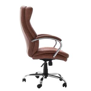 Fauteuil de direction Director Imitation cuir - Cognac vintage