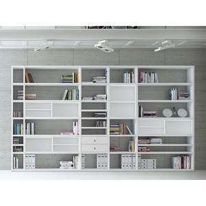 Etagère XXL Emporior II Blanc - Blanc crème - Sans éclairage