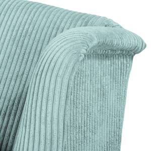 Fauteuil XXL Colares Velours côtelé - Bleu layette